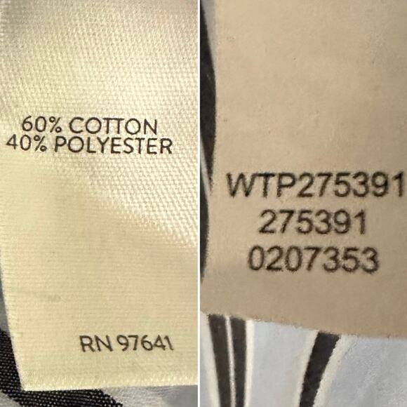 LOFT Shimmer Striped 3/4 Sleeve Sweater Size Small Lightweight Metallic Silver - Picture 4 of 6